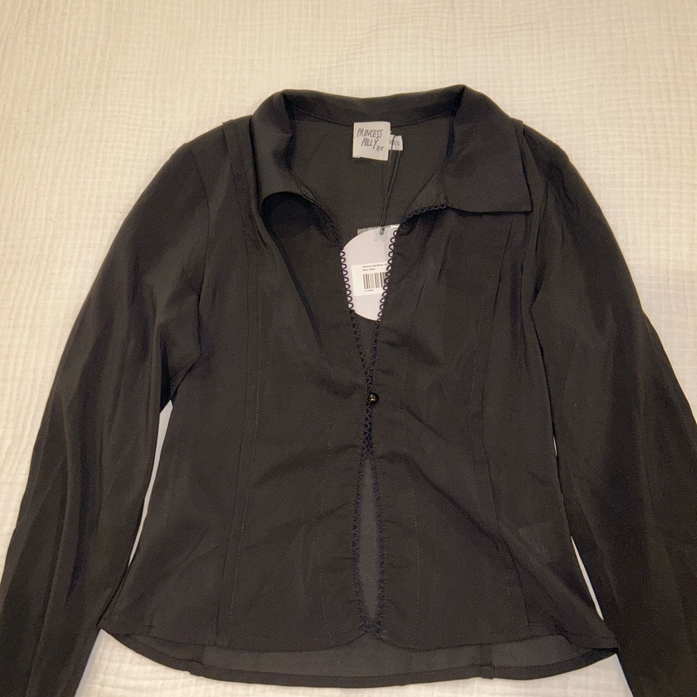 Princess Polly Black Blazer Elegant Suit Jacket